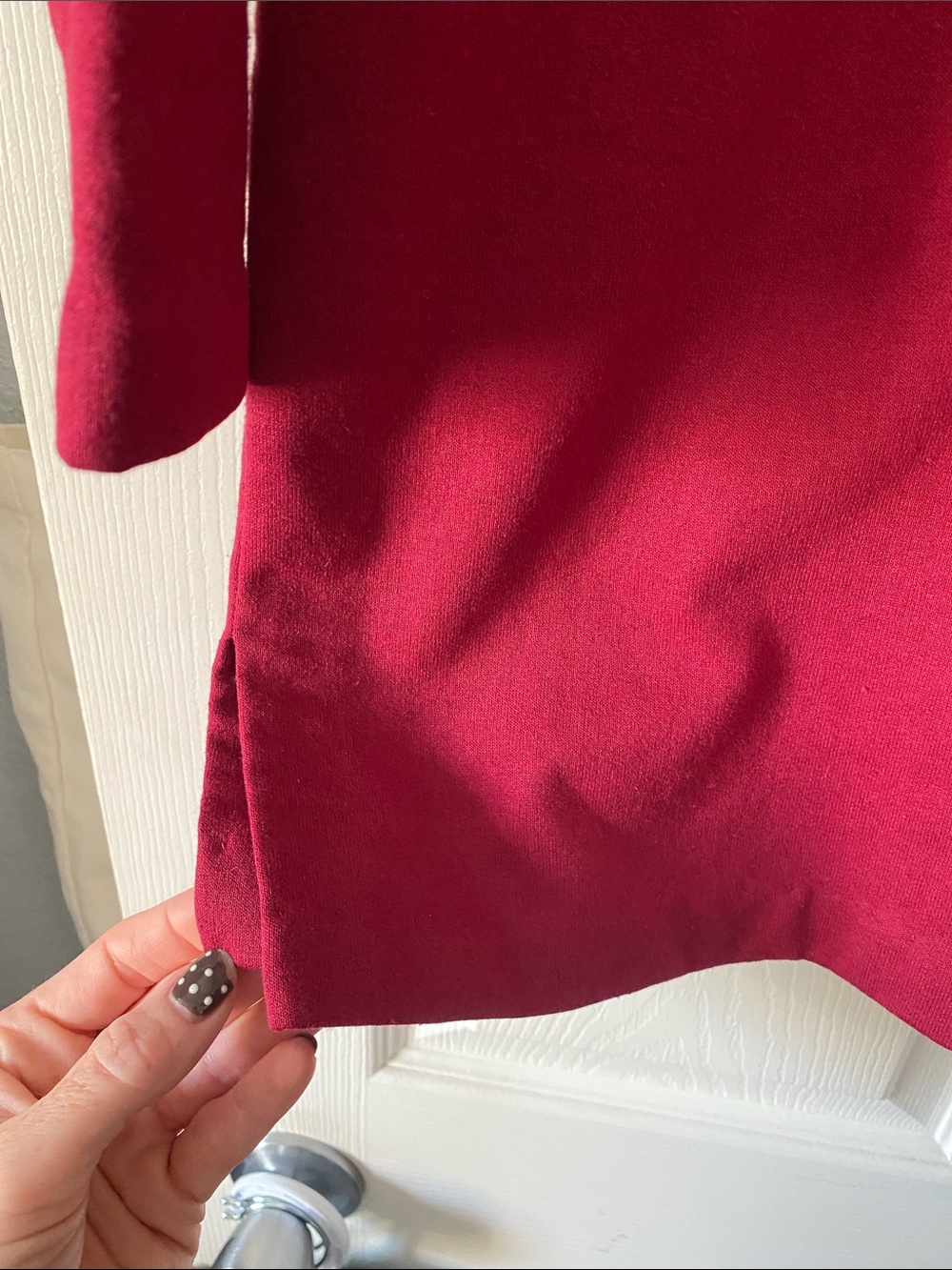 Source Unknown Red Button-Embellished Tree Tunic - Picture 4 of 6